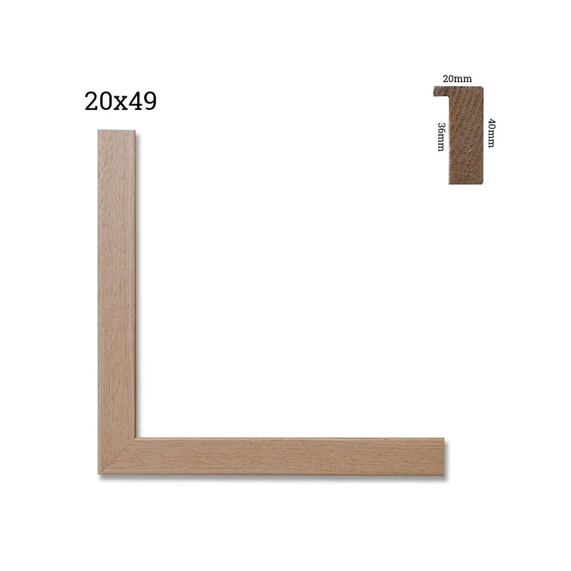 Κορνίζα κουτί διαστάσεων 40mm X 20mm για κάδρα